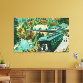 Ankunft in den Springs Leinwanddruck (Insitu (Wohnzimmer))