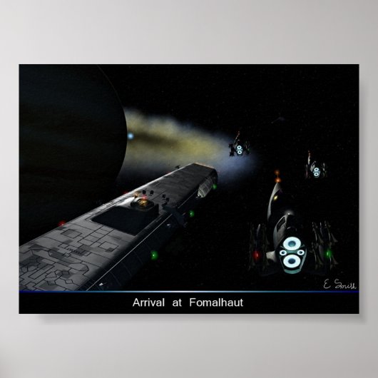 Ankunft in Fomalhaut Poster (Vorne)