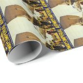 Ankunft mit Imperial Airways Geschenkpapier (Rolleneckpunkt)