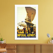 Ankunft mit Imperial Airways Leinwanddruck (Insitu (Wohnzimmer))