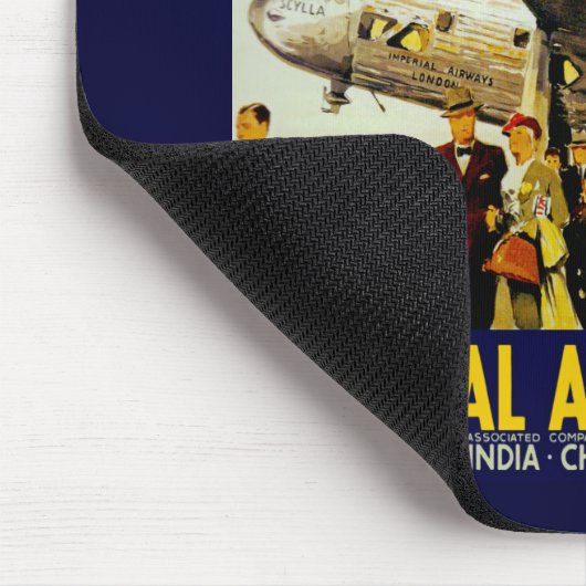Ankunft mit Imperial Airways Mousepad (Ecke)