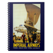 Ankunft mit Imperial Airways Notizblock (Vorderseite)