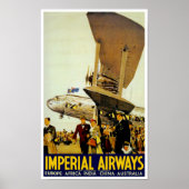Ankunft mit Imperial Airways Poster (Vorne)