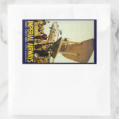 Ankunft mit Imperial Airways Rechteckiger Aufkleber (Tasche)