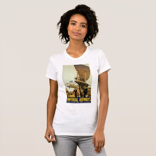 Ankunft mit Imperial Airways T-Shirt (Vorne ganz)