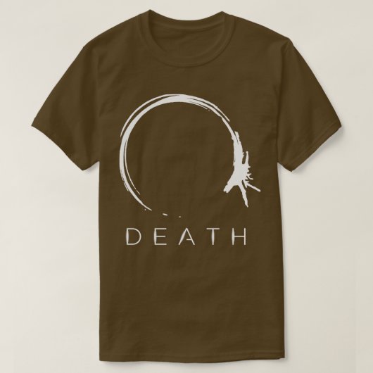 Ankunft Premier Contact Death White T-Shirt (Design vorne)