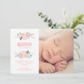 Ankunft süß | Geburtsankündigung Ankündigung (Stehend Vorderseite)