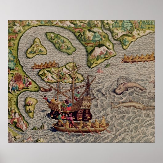 Ankunft und Ausschiffung Poster (Vorne)