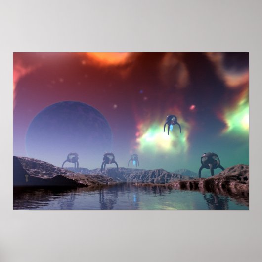 Ankunft Version 5.0 (18" x 12") Art Print Poster (Vorne)