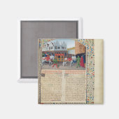 Ankunft von Kaiser Charles IV. Magnet (Vorderseite/Rückseite)