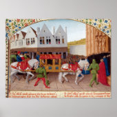 Ankunft von Kaiser Charles IV. Poster (Vorne)