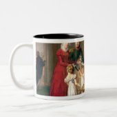 Ankunft von Marie-Louise De Habsburger-Lothringen Zweifarbige Tasse (Links)