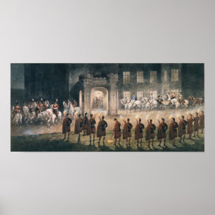 Ankunft von Nikolaus II. am Balmoral Castle Poster