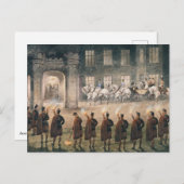 Ankunft von Nikolaus II. am Balmoral Castle Postkarte (Vorne/Hinten)