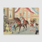 Ankunft von Sinterklaas Dutch St. Nick St. Nikolau Magnetkarte (Vorderseite)