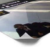 Ankünfte und Abflüge Poster (Ecke)