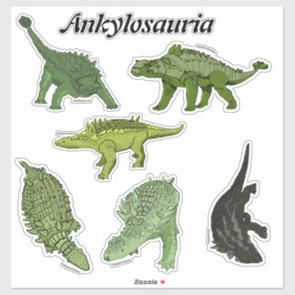 Ankylosauria-Aufkleber Aufkleber