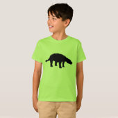 Ankylosaurus Dino Dinosaur Silhouette T-Shirt (Vorne ganz)