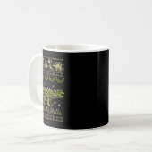 Ankylosaurus Dinosaur Christmas Sweater  Kaffeetasse (Vorderseite Links)