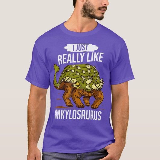 Ankylosaurus Dinosaur Geschenk Dino Fossil T-Shirt (Vorderseite)
