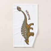 Ankylosaurus gepanzerte Dinosaurier-Abbildung Badhandtuch Set (Handtuch)