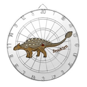 Ankylosaurus gepanzerte Dinosaurier-Abbildung Dartscheibe