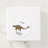 Ankylosaurus gepanzerte Dinosaurier-Abbildung Geschenkanhänger (Beispiel)