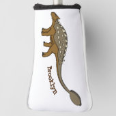 Ankylosaurus gepanzerte Dinosaurier-Abbildung Golf Headcover (Rotieren 90)