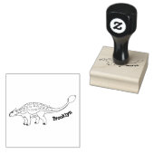 Ankylosaurus gepanzerte Dinosaurier-Abbildung Gummistempel (Stempel)