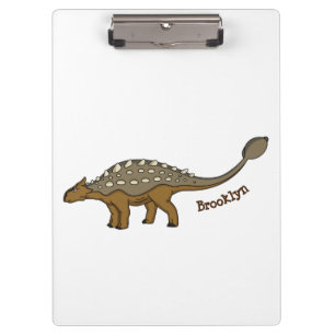 Ankylosaurus gepanzerte Dinosaurier-Abbildung Klemmbrett