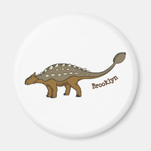 Ankylosaurus gepanzerte Dinosaurier-Abbildung Magnet