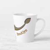 Ankylosaurus gepanzerte Dinosaurier-Abbildung Milchtasse (Rechts)