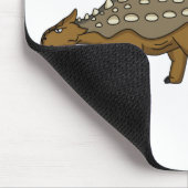 Ankylosaurus gepanzerte Dinosaurier-Abbildung Mousepad (Ecke)
