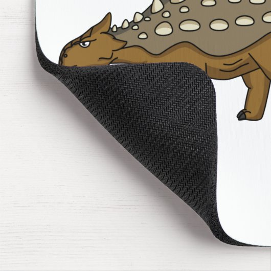 Ankylosaurus gepanzerte Dinosaurier-Abbildung Mousepad (Ecke)