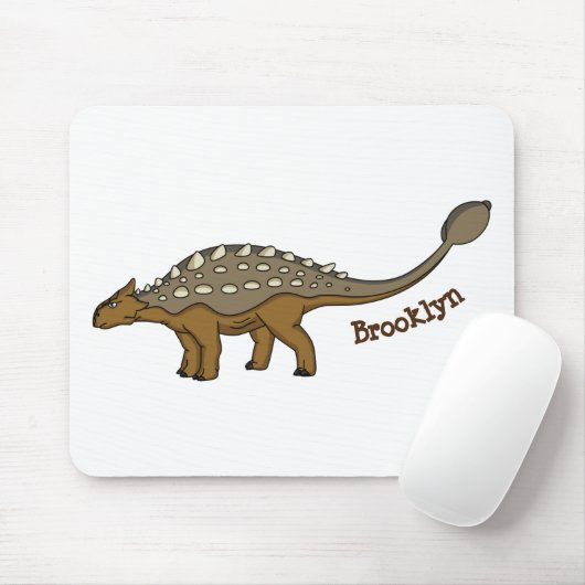 Ankylosaurus gepanzerte Dinosaurier-Abbildung Mousepad (Mit Mouse)