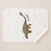 Ankylosaurus gepanzerte Dinosaurier-Abbildung Sherpadecke (Vorderseite (Horizontal))