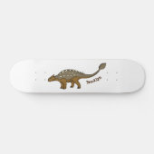 Ankylosaurus gepanzerte Dinosaurier-Abbildung Skateboard (Horizontal)