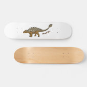 Ankylosaurus gepanzerte Dinosaurier-Abbildung Skateboard (Horizontal)