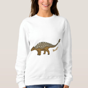 Ankylosaurus gepanzerte Dinosaurier-Abbildung Sweatshirt