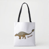 Ankylosaurus gepanzerte Dinosaurier-Abbildung Tasche (Vorderseite)