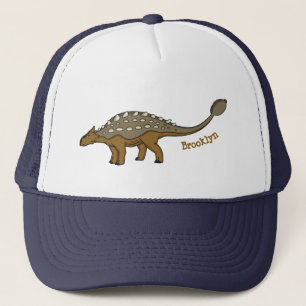 Ankylosaurus gepanzerte Dinosaurier-Abbildung Truckerkappe