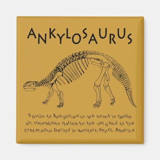 Ankylosaurus Magnet (Vorne)