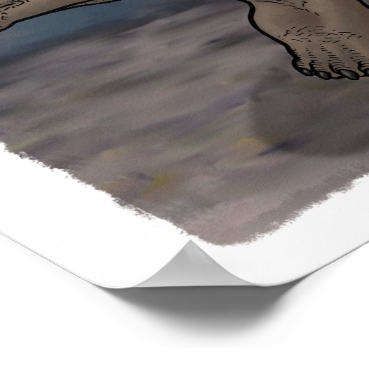 Ankylosaurus Poster (Ecke)