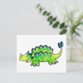 Ankylosaurus Postkarte (Stehend Vorderseite)