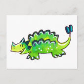 Ankylosaurus Postkarte (Vorderseite)