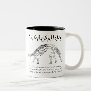 Ankylosaurus-Tasse Zweifarbige Tasse