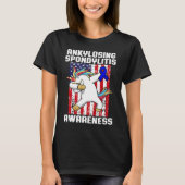 Ankylosierende Spondylitis AS Survivor Proud Becht T-Shirt (Vorderseite)