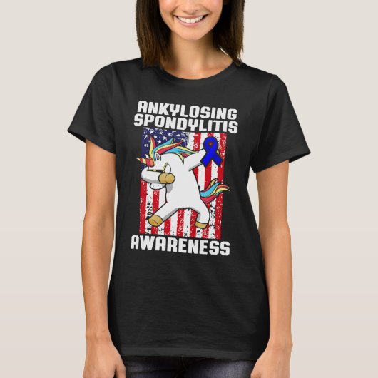 Ankylosierende Spondylitis AS Survivor Proud Becht T-Shirt (Vorderseite)