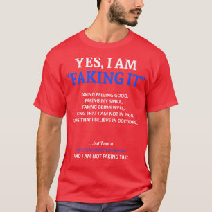 Ankylosierende Spondylitis Ich erkenne sie in T-Shirt