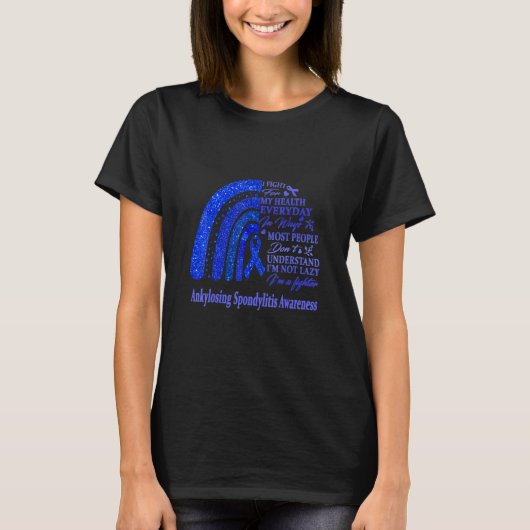 Ankylosierende Spondylitis Warrior T-Shirt (Vorderseite)